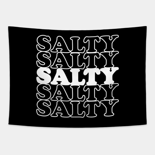 Salty Thanksgiving Funny Quote Gift For Woman Tapestry by stonefruit