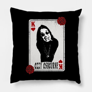 Vintage Card Ozzy Osbourne Pillow