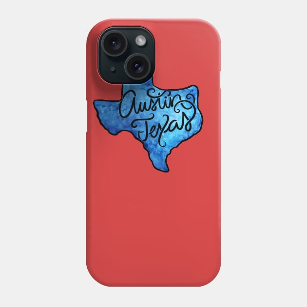 Austin Texas Phone Case by bubbsnugg