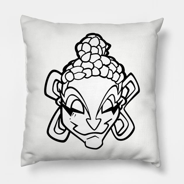 Buddha (Thin) Pillow by Sympull