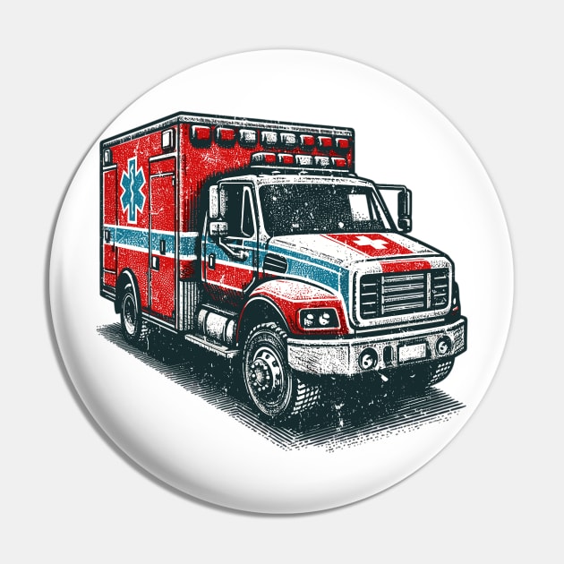 Ambulance Pin by Vehicles-Art