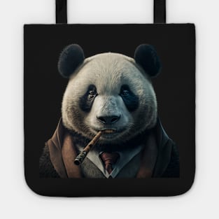 Mafia Panda With Cigarettes Tote