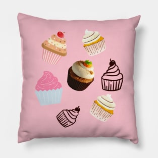 Cupcake Festival Pillow