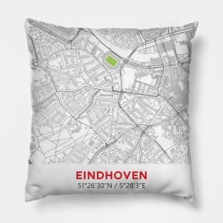 Philips Stadion Map Design Pillow