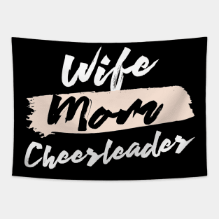 Cute Wife Mom Cheerleader Gift Idea Tapestry