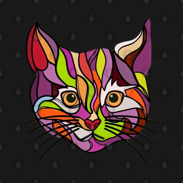 Cat pop art by TheSkullArmy