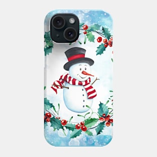 Cute snowman Phone Case