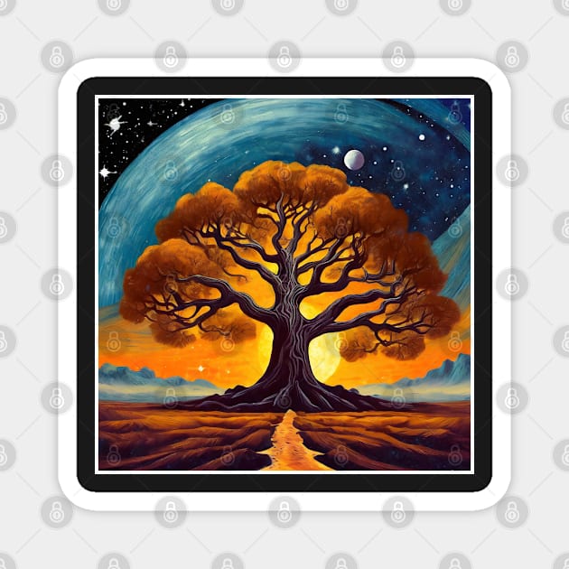 Tree of Life Magnet by DesignsPrints