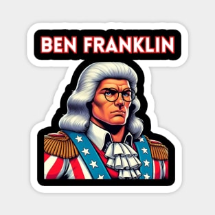 Founding Bros: Benjamin Franklin Magnet