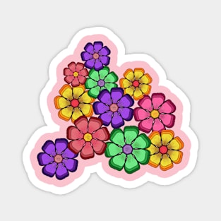 Flower explosion Magnet