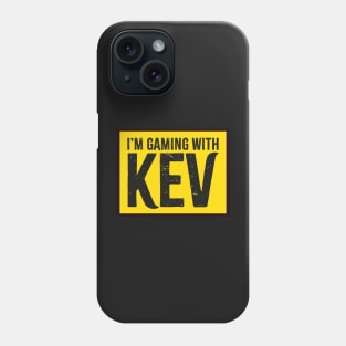 I'm Gaming with Kev Yellow Phone Case