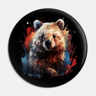 Patriotic Quokka Pin