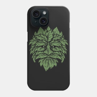 TRADITIONAL CELTIC WICCA PAGAN GREENMAN T-SHIRT AND MERCHANDISE Phone Case