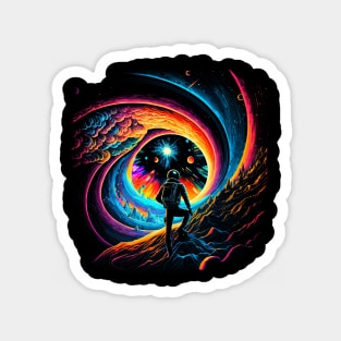 Space Portal - for Dark Shirts Magnet