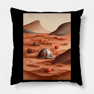 Airbnb on Mars Pillow