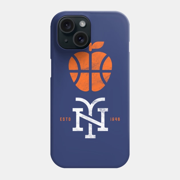 Cool Big Apple New York Knicks Basketball Fan Phone Case by BooTeeQue