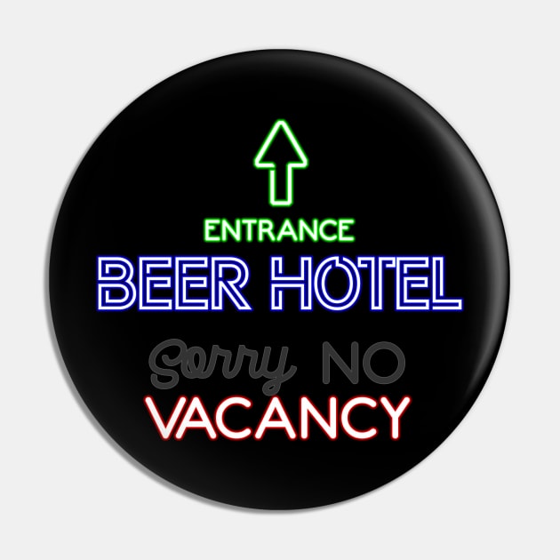 Beer Hotel Pin by CCDesign