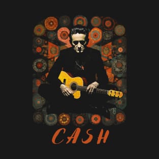 Johnny Cash Outlaw Classic Country Music Fan T-Shirt