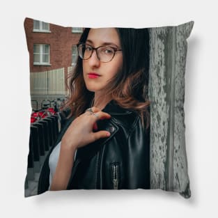 Urban London Portrait Pillow