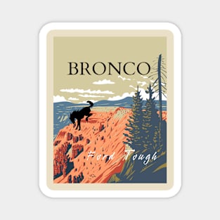 Bronco Ford Tough - Cliff Magnet