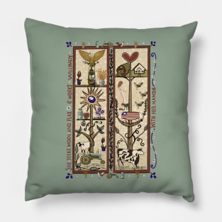 Folk Art for a Country Girl Pillow