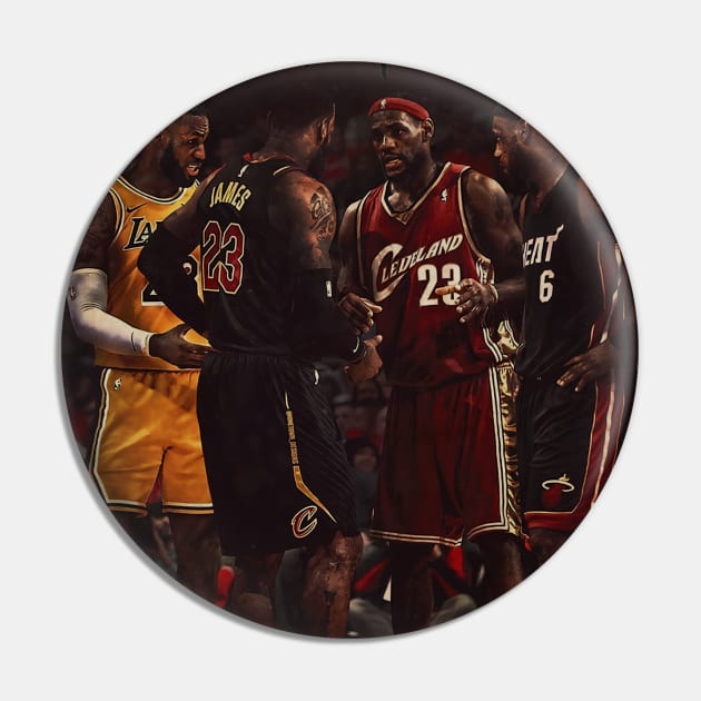 The Goat Lebron James // Vintage Pin by CAH BLUSUKAN