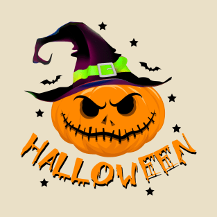 Halloween Pumpkin - Witch T-Shirt