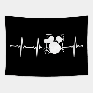 Drums Heartbeat For Drummers Tapestry