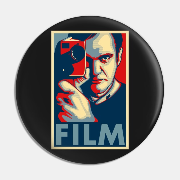 Quentin Tarantino "Film" Poster Pin by Woah_Jonny