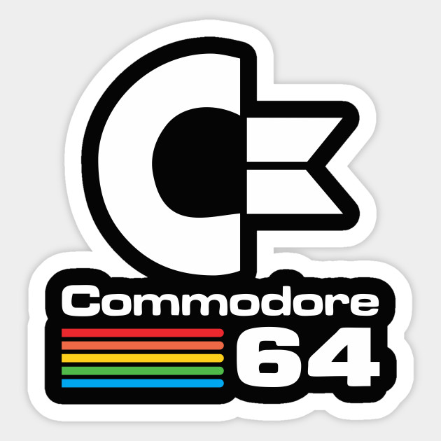 Commodore 64 Logo Commodore 64 Logo Sticker Teepublic