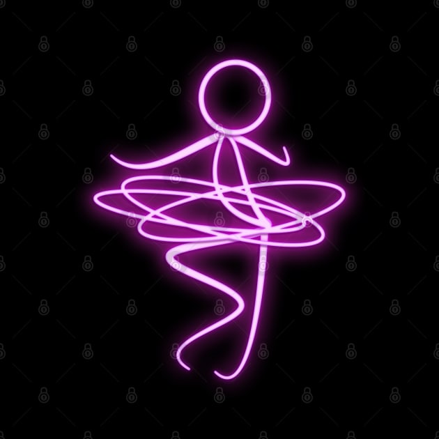 Neon Hooping Lights by Scrabbly Doodles