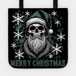 Santa Skull Collection 4 Green Tote