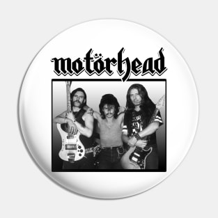 Motorhead Black White Black Pin