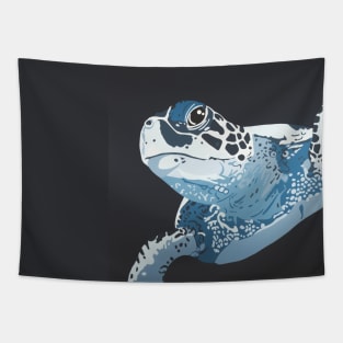 Turtle DEEP BLUE SEA Tapestry