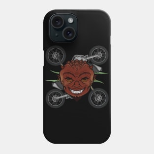 Motocross Devil (no caption) Phone Case