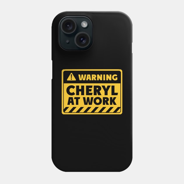 Cheryl at work Phone Case by EriEri