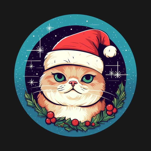 Exotic Shorthair Cat Xmas, Love Cats by dukito