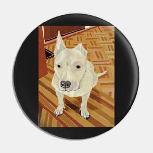 Ed - Super Cool Dog Adopted from the Washington Rescue Alliance Pin