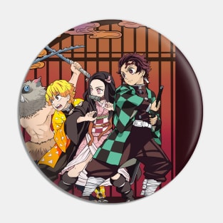 Demon Slayer Crew Pin