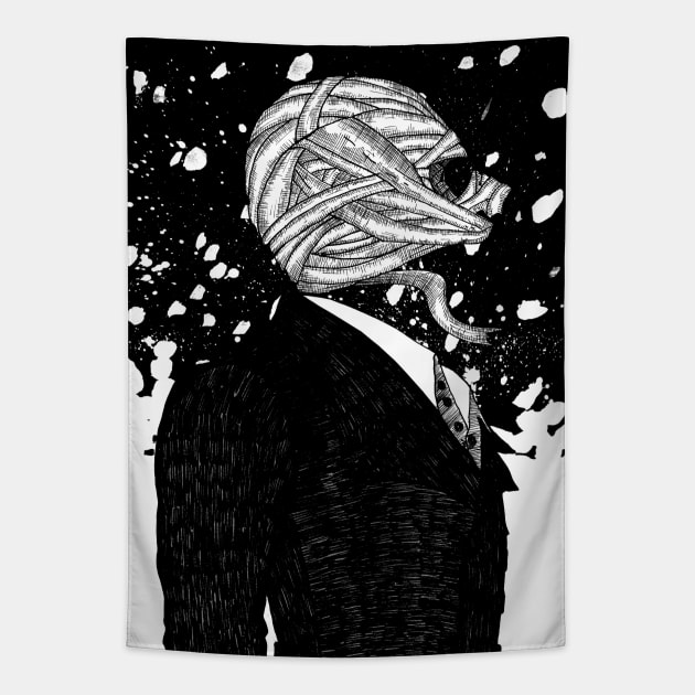 The Invisible Man Tapestry by djrbennett