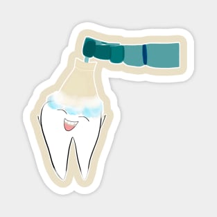 Happy Dental Cleaning Magnet