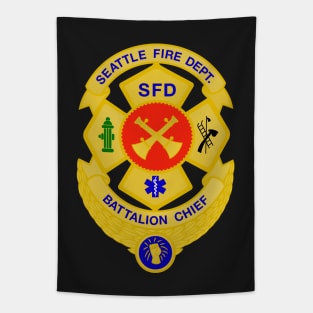 STATION 19 - BATTALION CHIEF - BADGE Tapestry