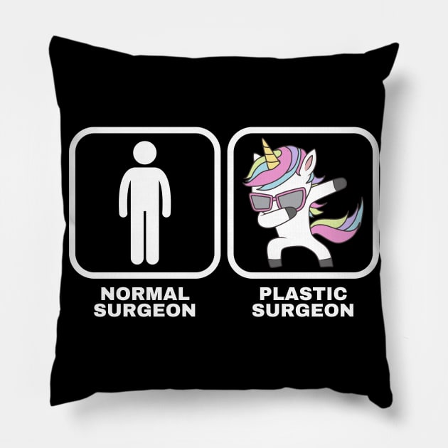 Funny Plastic Surgeon Pillow by BuddyandPrecious