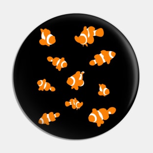 Clown Fish Aquarium Pin