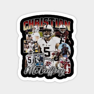 Christian McCaffrey College Vintage Bootleg Magnet