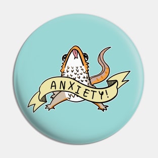 The Face of Anxiety Pin