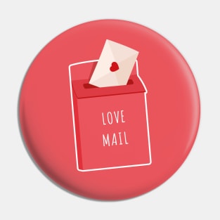 Love mail Pin