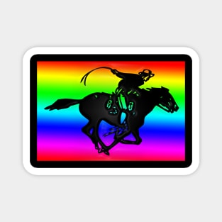 Western Era - Cowboy on Horseback 2 Magnet