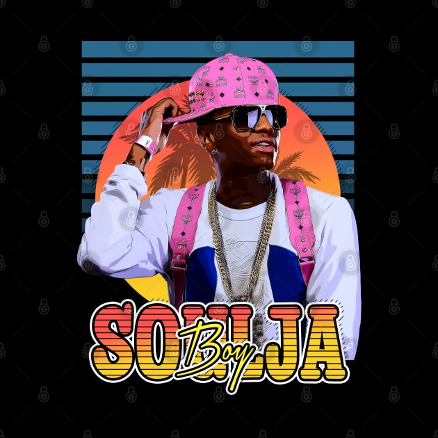 Retro Flyer Style Soulja Boy Hip hop by Now and Forever