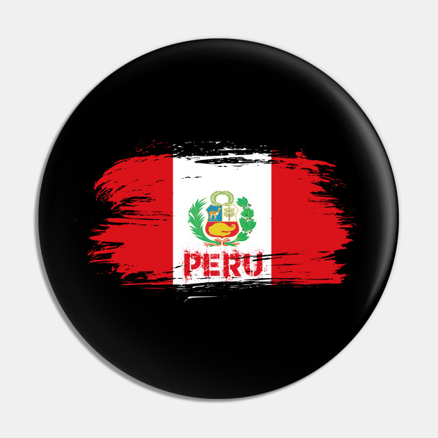 Peru Flag Gift South America Lima State Peru Pin Teepublic